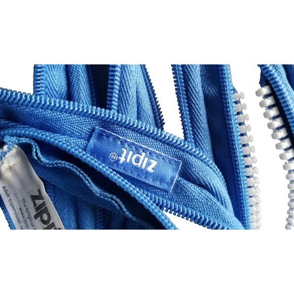 Zip It Grillz Pencil Case Blue - Picture 4 of 5